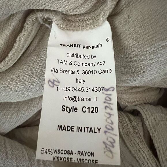 Transit Par such beige romper size 3 fits M - Picture 4 of 8